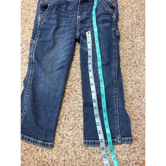 Boys Old Navy Carpenter style Deinm/Jean Overalls size 4T; Adjustable sizing; - Picture 6 of 11